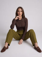 Polo Diletta - Cacao Maglia donna