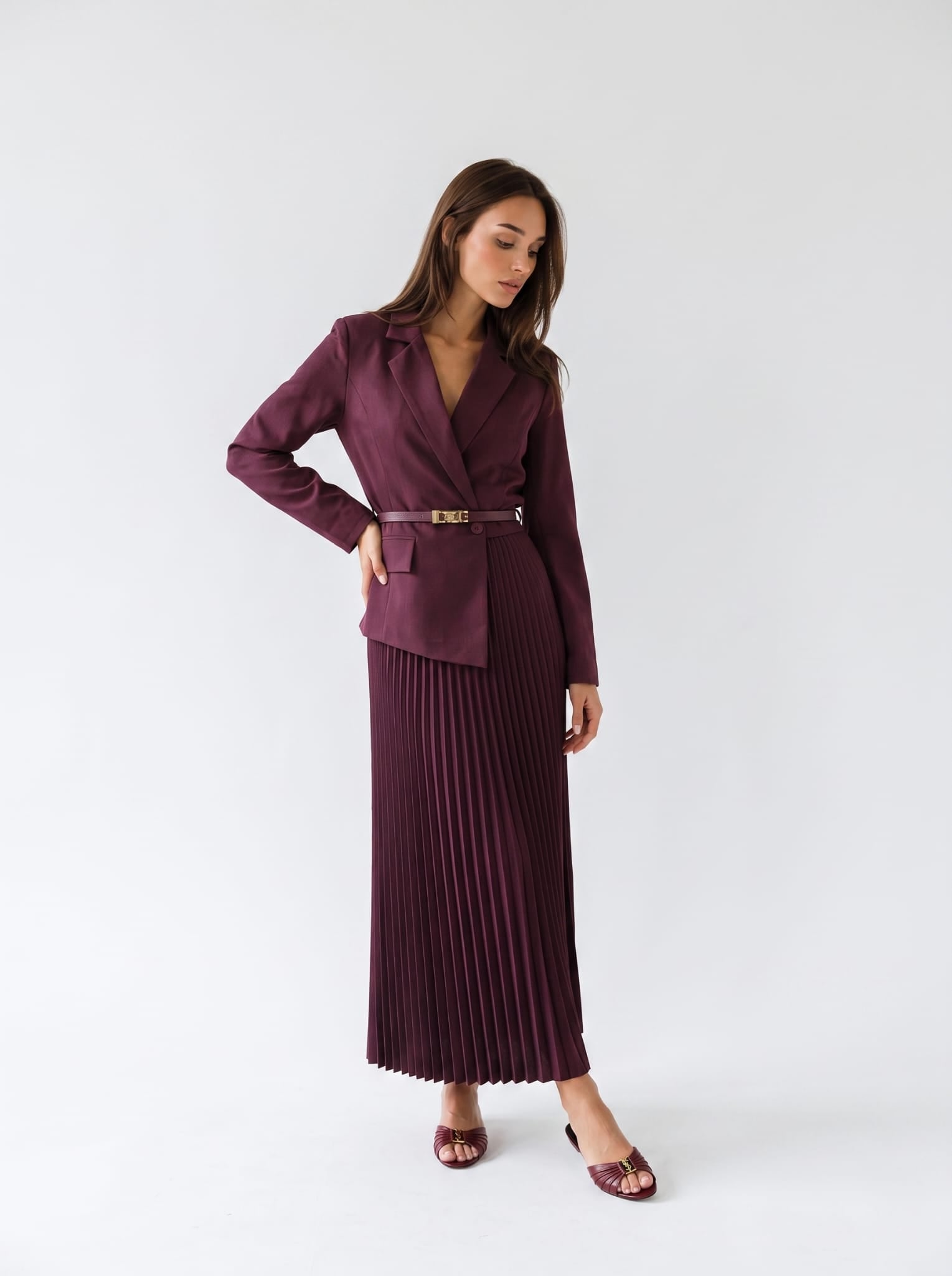 Abito Elettra - Borgogna Abito donna