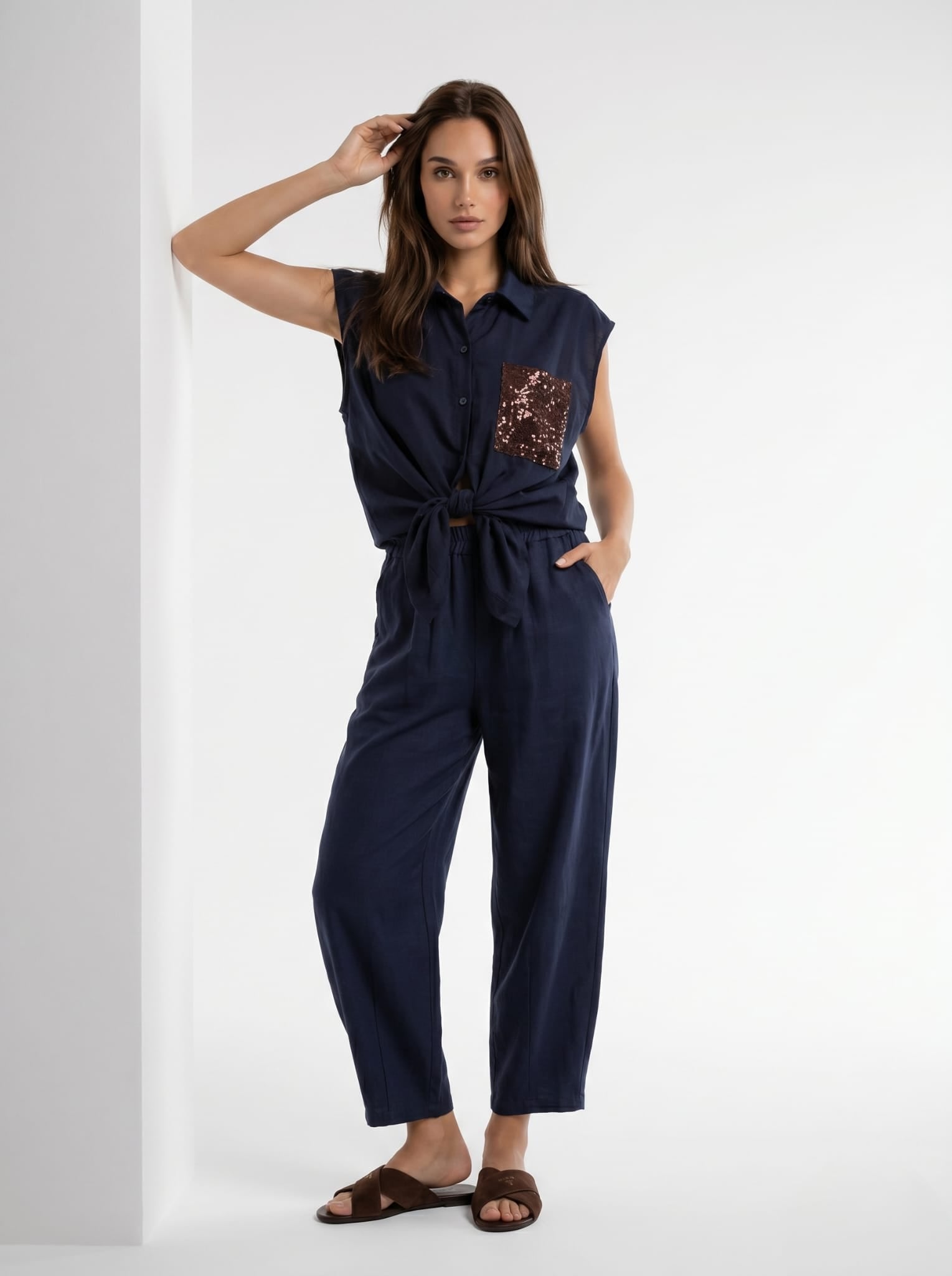 Coordinato Penelope - Blu donna