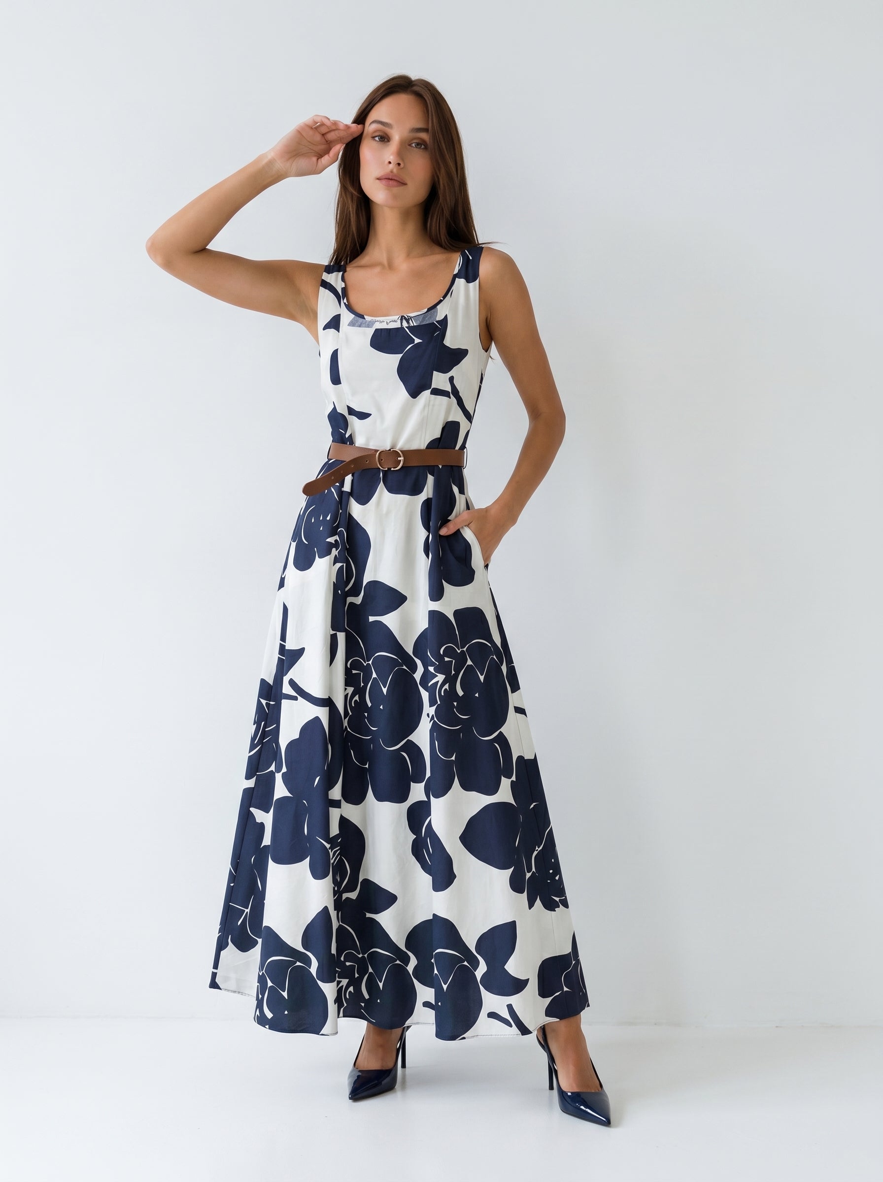 Abito Noa - Blu fantasia donna
