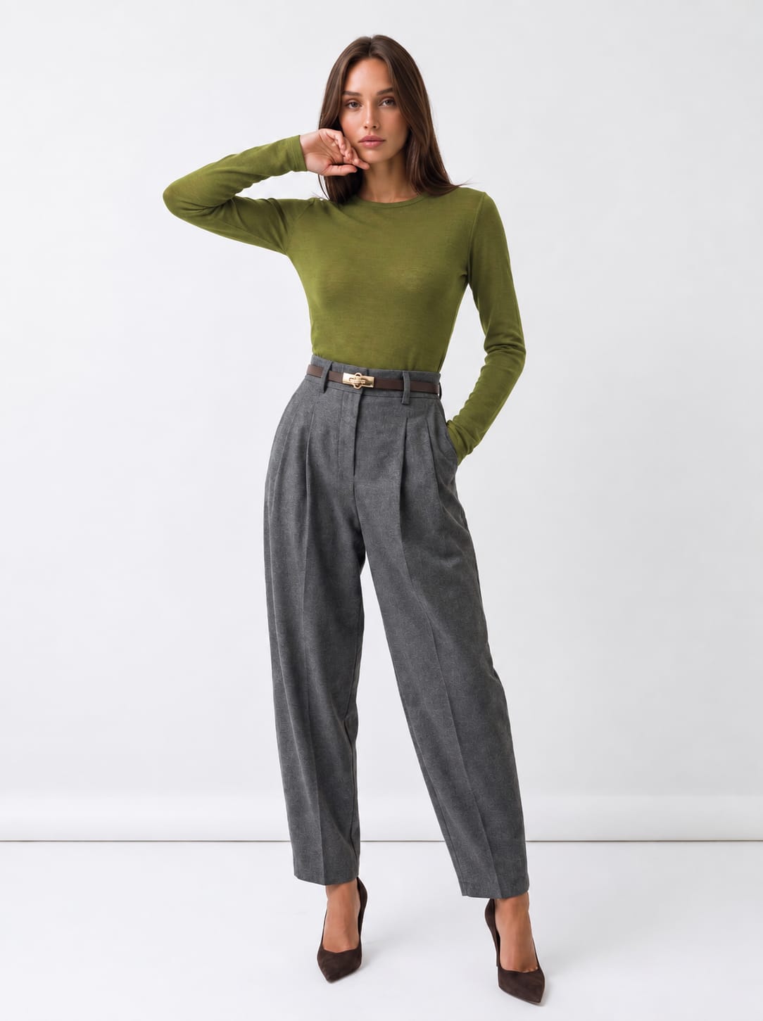 Maglia Serilda – Verde Oliva T-Shirt donna