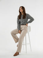 Mavi – Cardigan morbido in lana Grigio donna