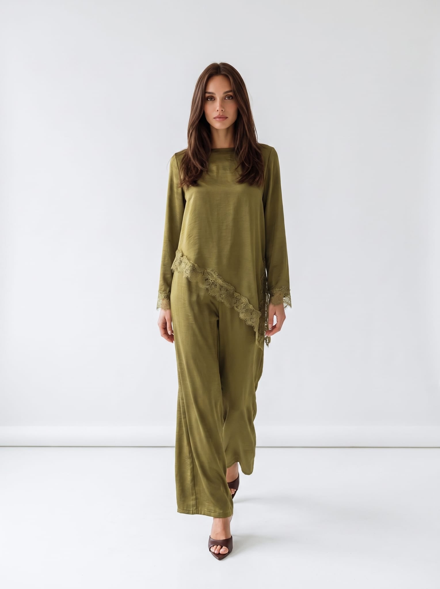 Coordinato Calista - Verde olio Coordinato donna
