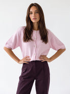 Cardigan Evania – Rosa Cipria Cardigan donna