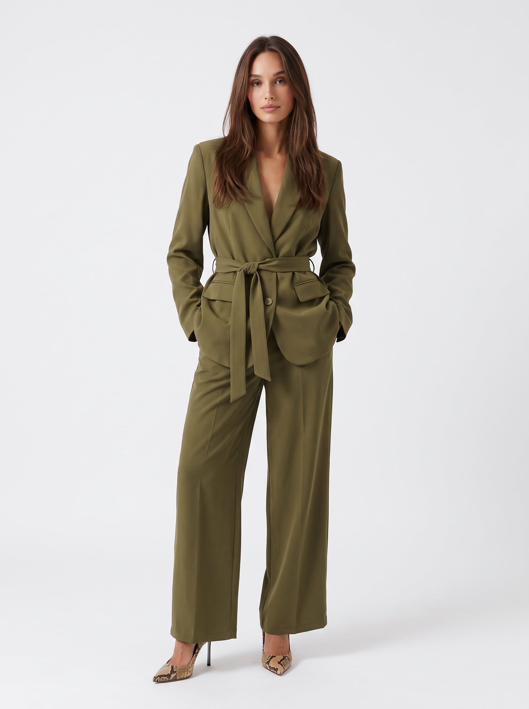 Tailleur Esperia - Verde oliva Tailleur donna