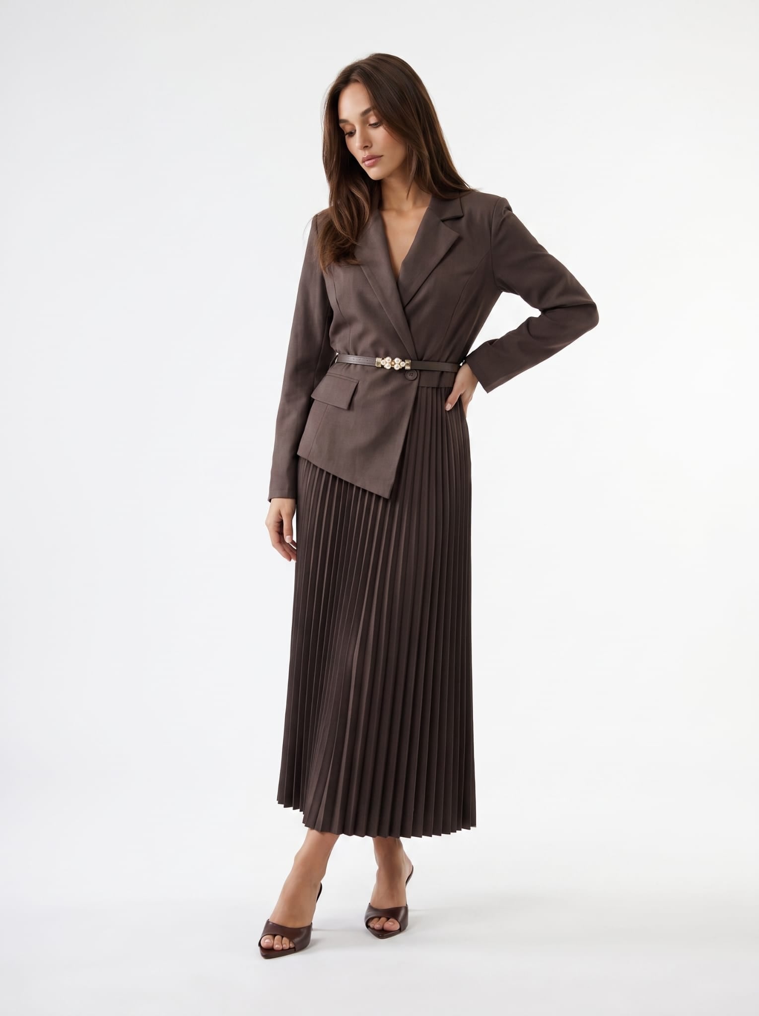 Abito Elettra - Marrone Abito donna
