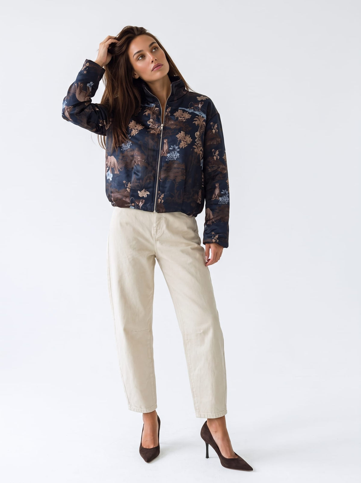 Giubbino Berenice – Blu Notte Multicolor Capispalla donna