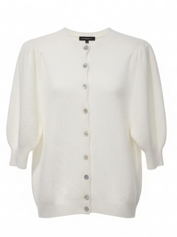 Vittoria – Cardigan caldo everyday Crema donna