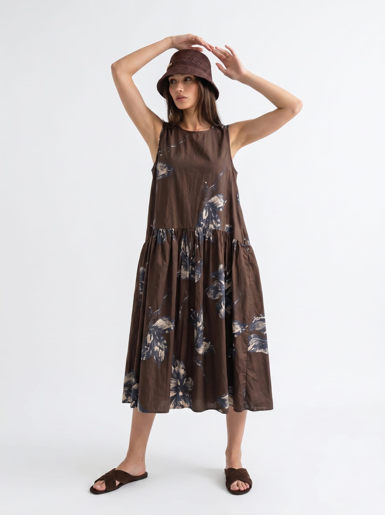 Abito Rosy - Marrone donna