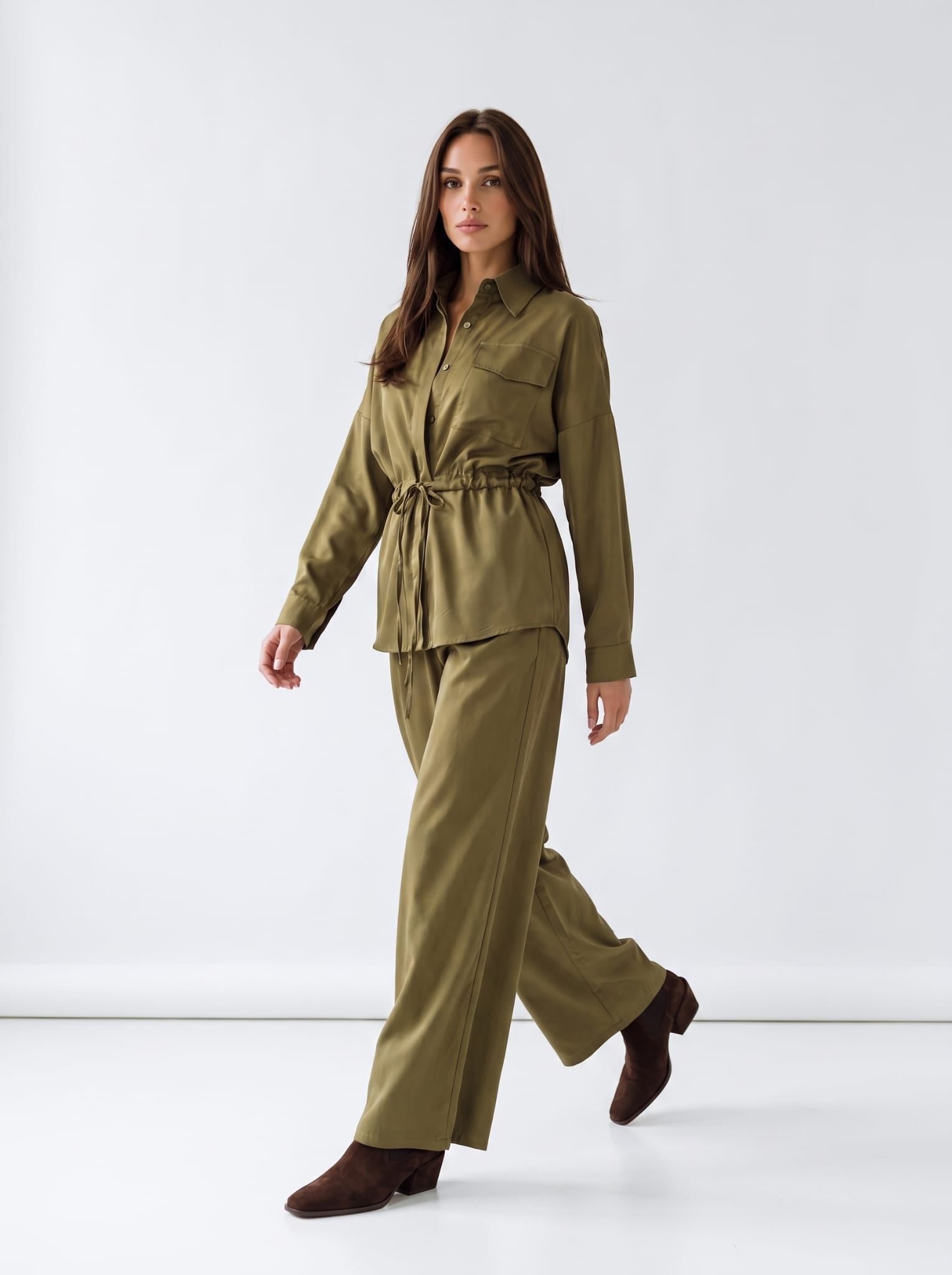 Coordinato Thalia - Verde olio Coordinato donna
