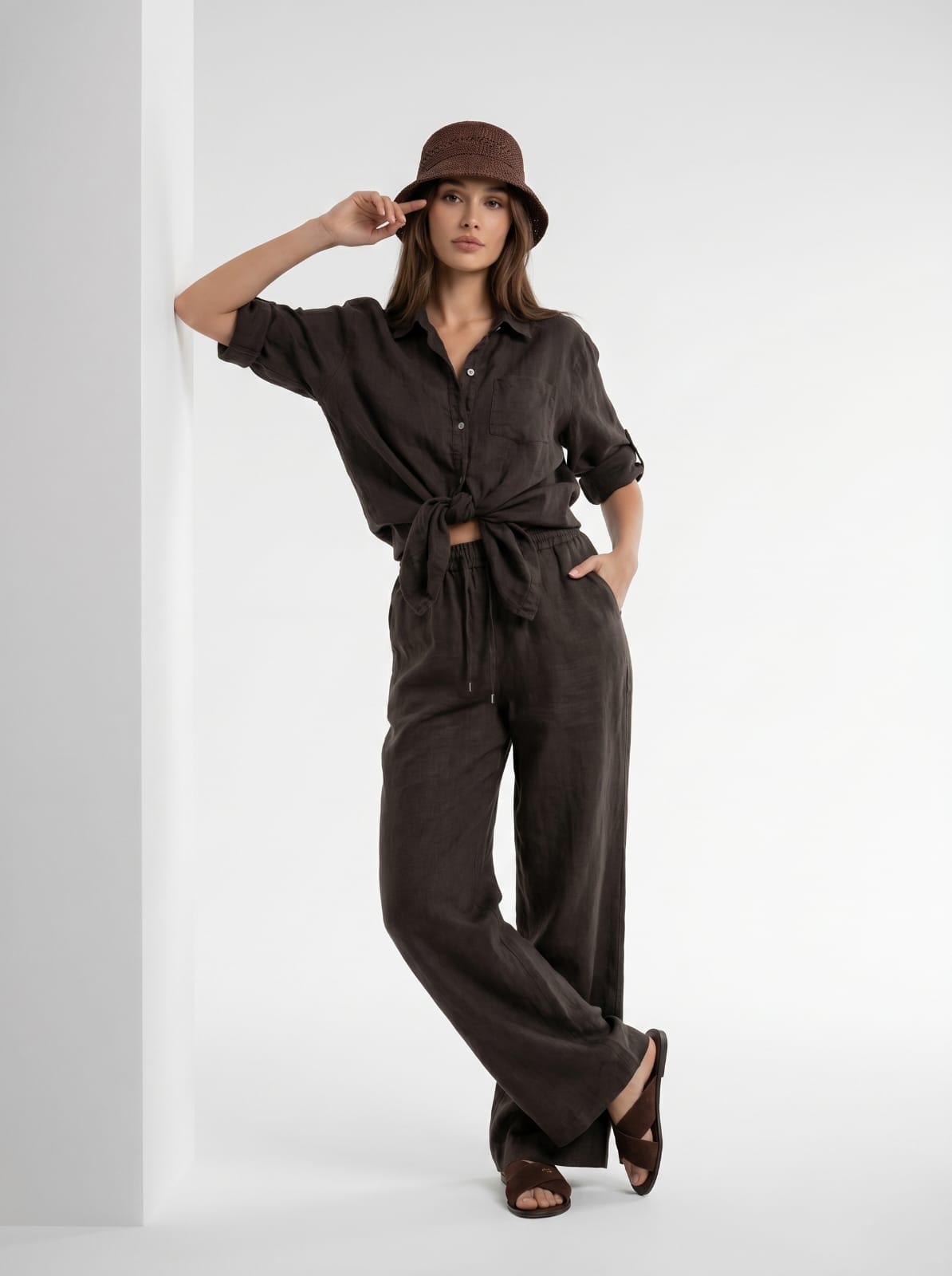 Coordinato Malaga - Marrone donna
