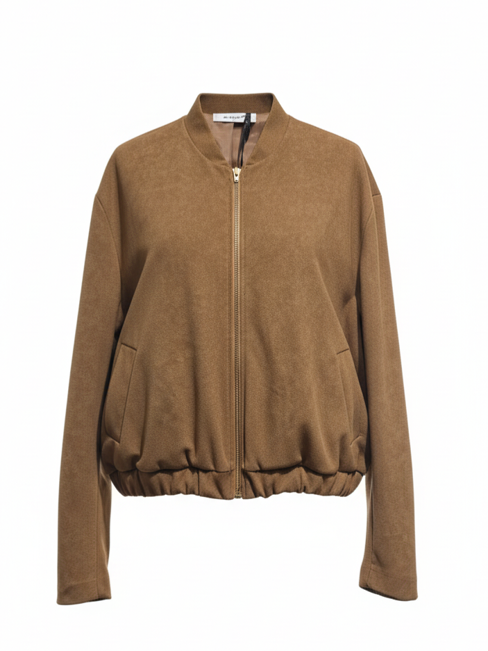 Bomber Iris in ecopelle – Cuoio donna