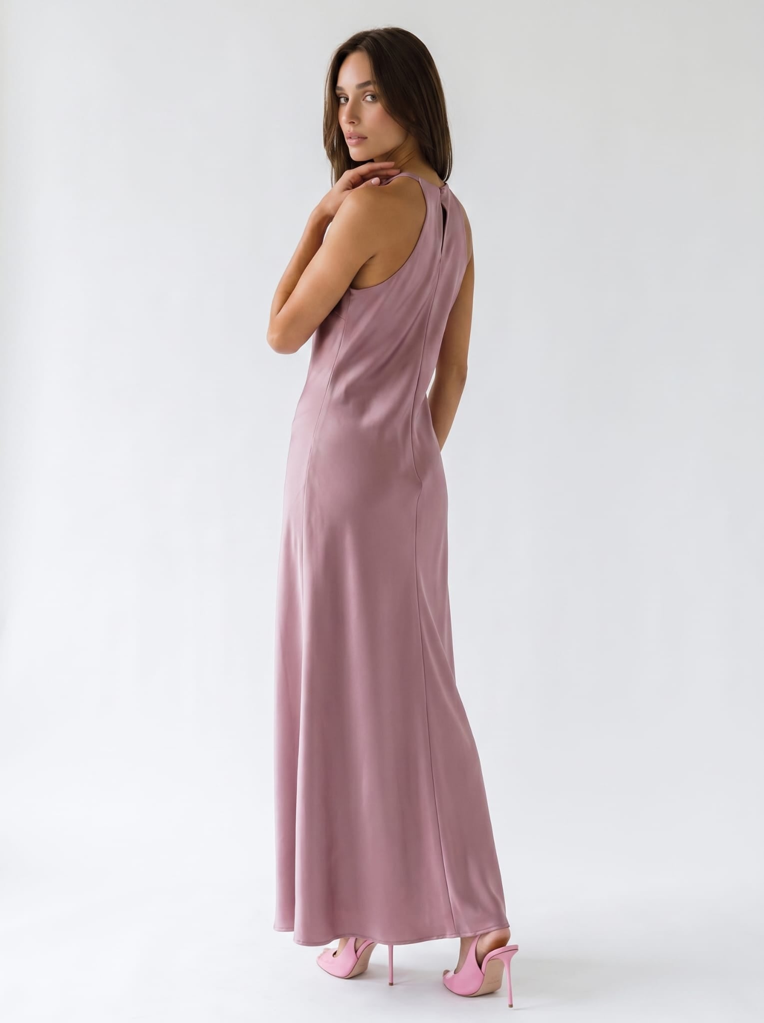 Abito Cristal - Rosa cipria donna
