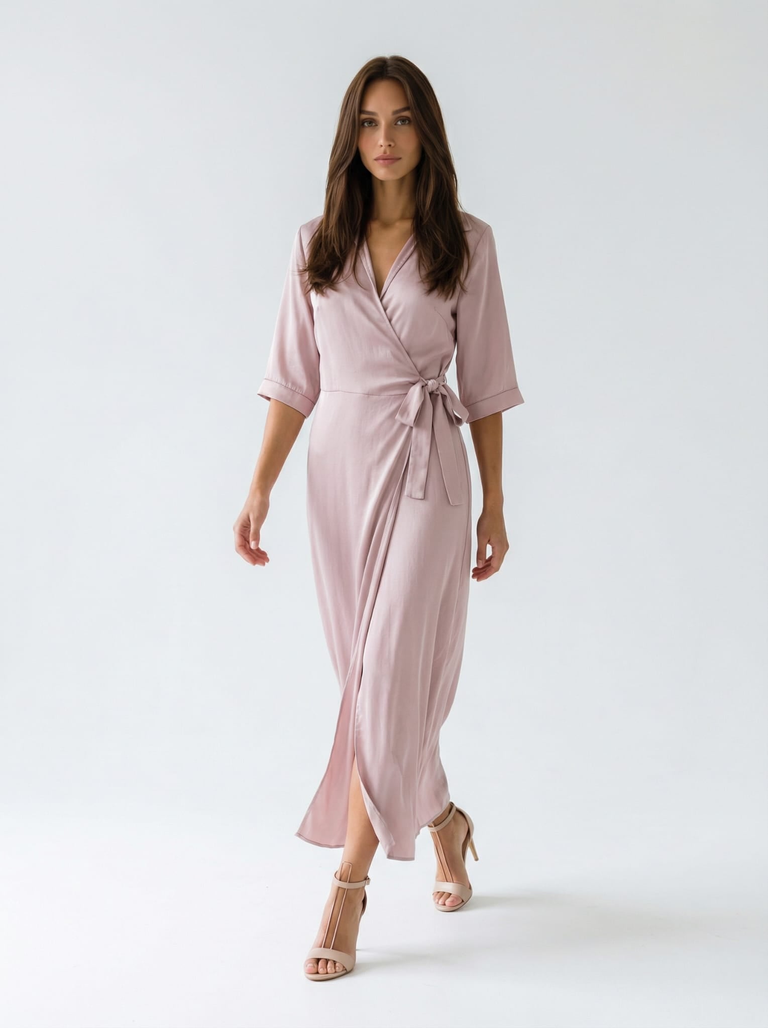 Abito Ginevra - Rosa cipria donna