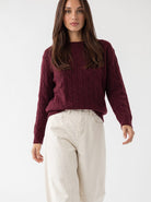 Pullover Sidonie – Bordeaux Maglia donna