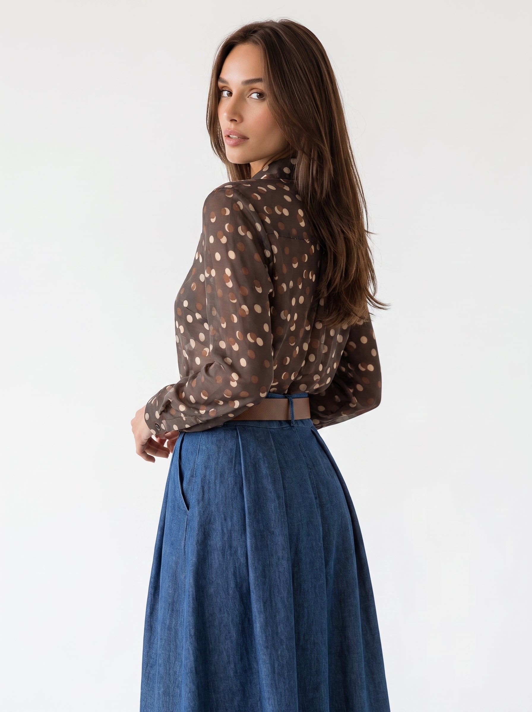Camicia Yara - Pois Ruggine Camicia donna