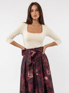 T-Shirt Odette – Panna T-Shirt donna