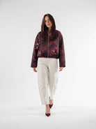 Giubbino Berenice – Bordeau multicolor Capispalla donna