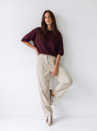 Pullover Amandine – Bordeaux Maglia donna