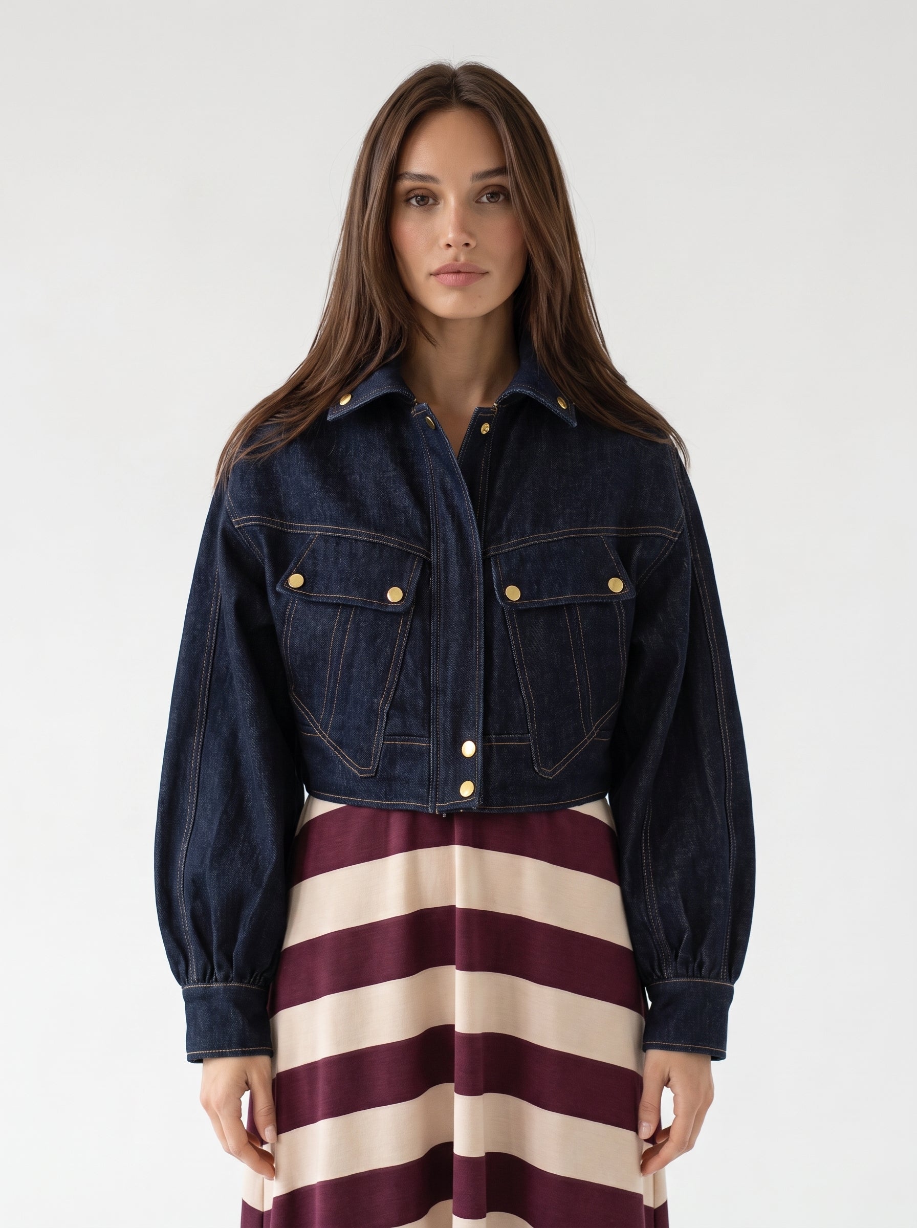 Giubbotto Maelle – Denim Blu Scuro Capispalla donna