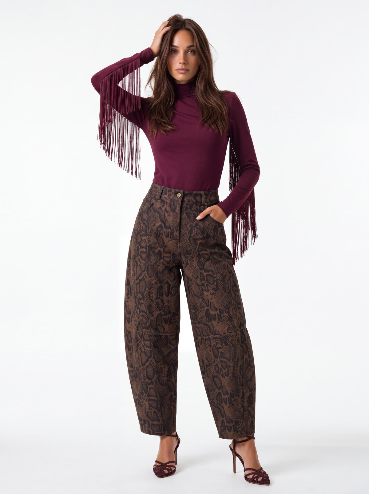 Maglia Athénaïs – Bordeaux T-Shirt donna