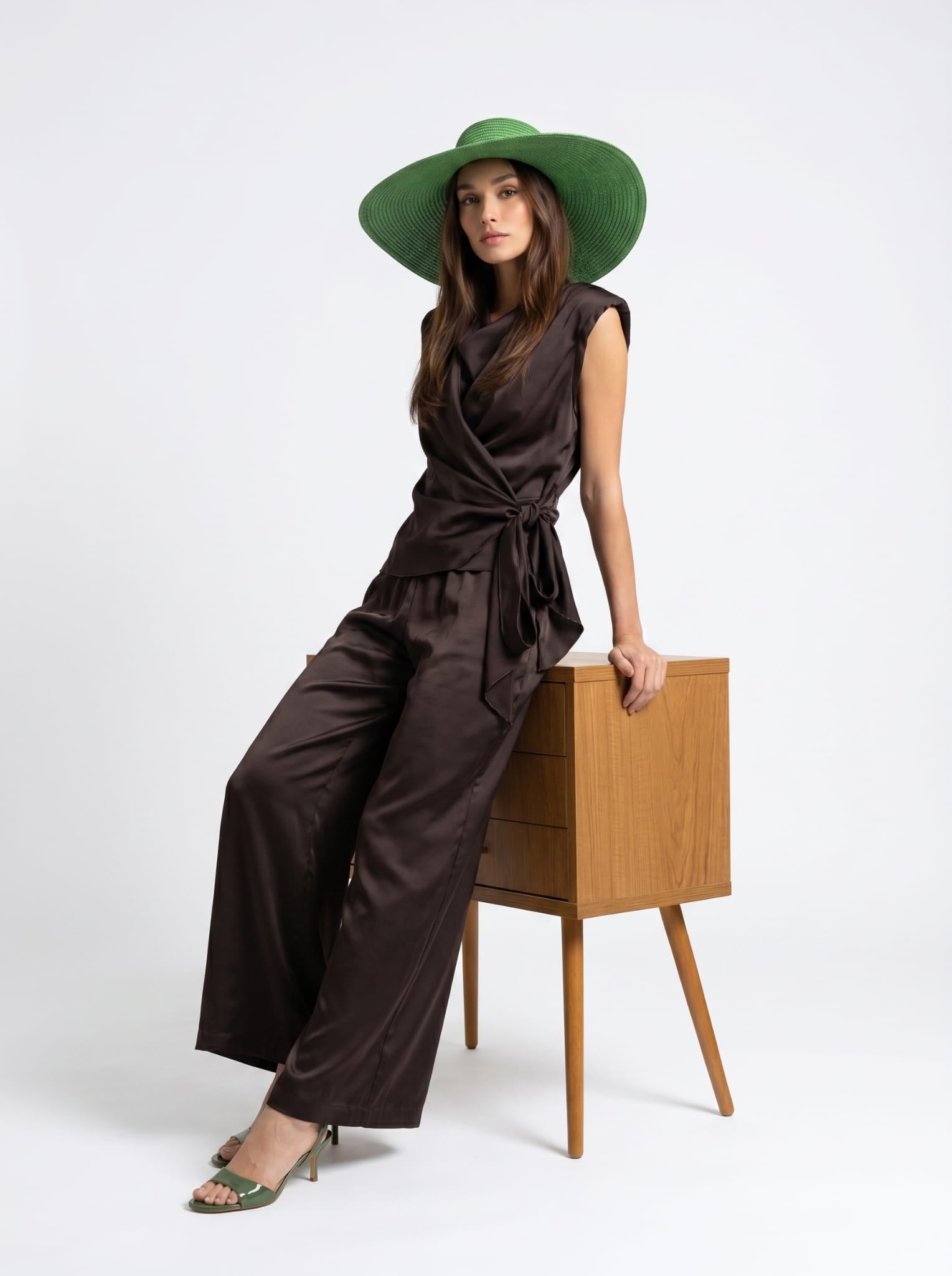 Coordinato Nerissa - Marrone donna