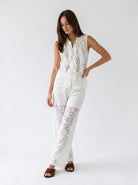 Coordinato Fiorella - Bianco donna