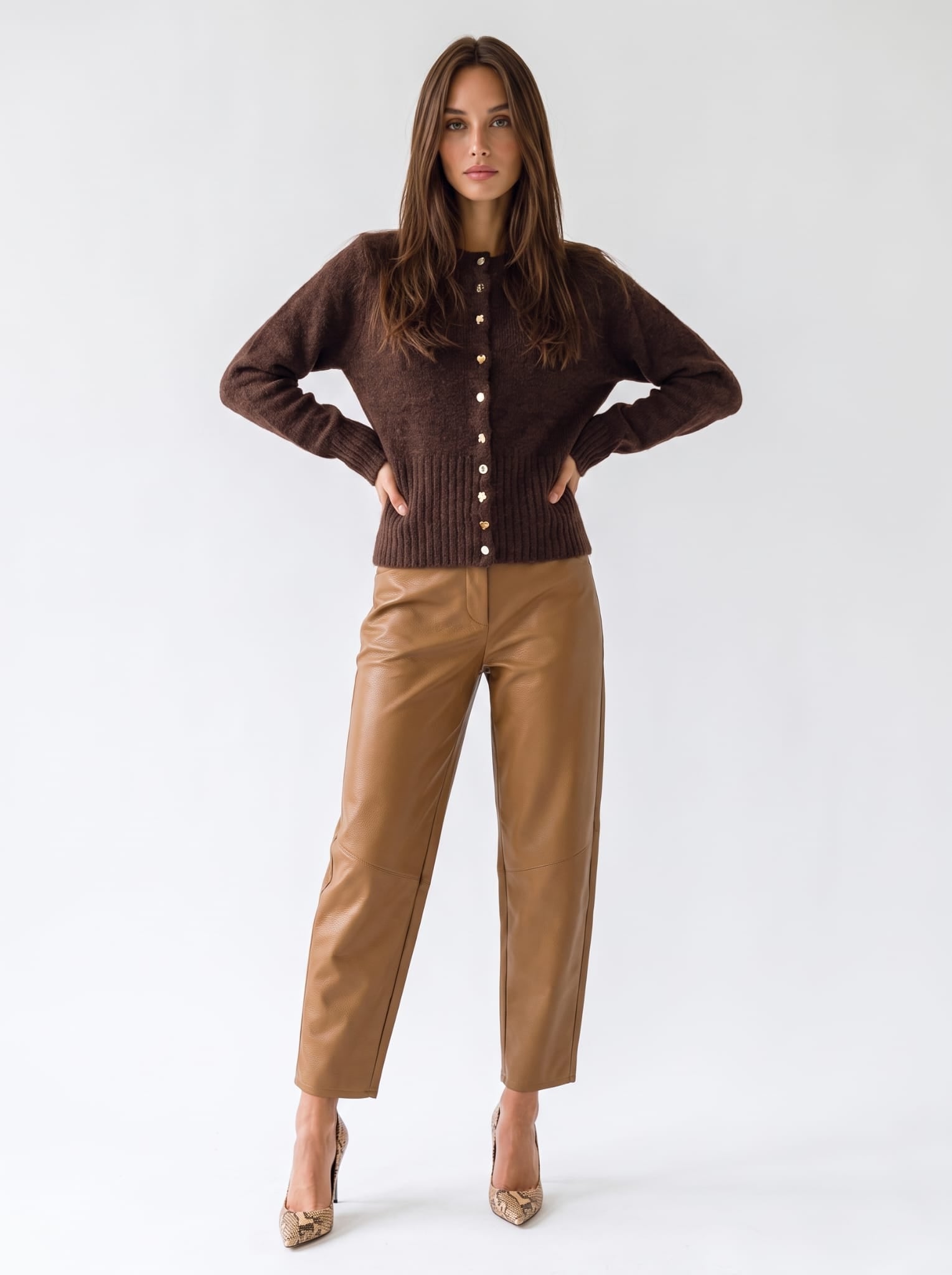 Pantalone Velka - Cognac Pantalone donna