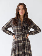 Chemisier Ottavia - Marrone Abito donna