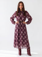 Abito Violette – Prugna Laminato Abito donna