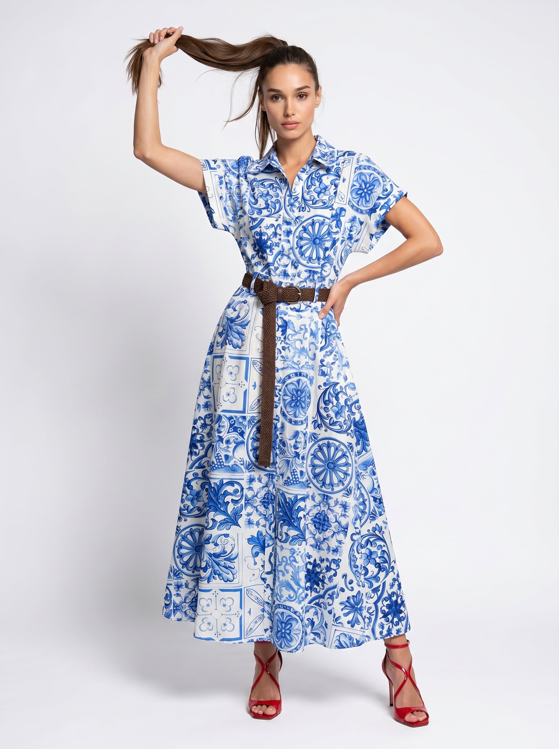 Abito Rachele - Amalfi Blu donna