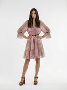 Abito Mirel pois - Rosa donna