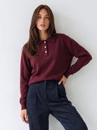 Polo Mélisande – Bordeaux Maglia donna