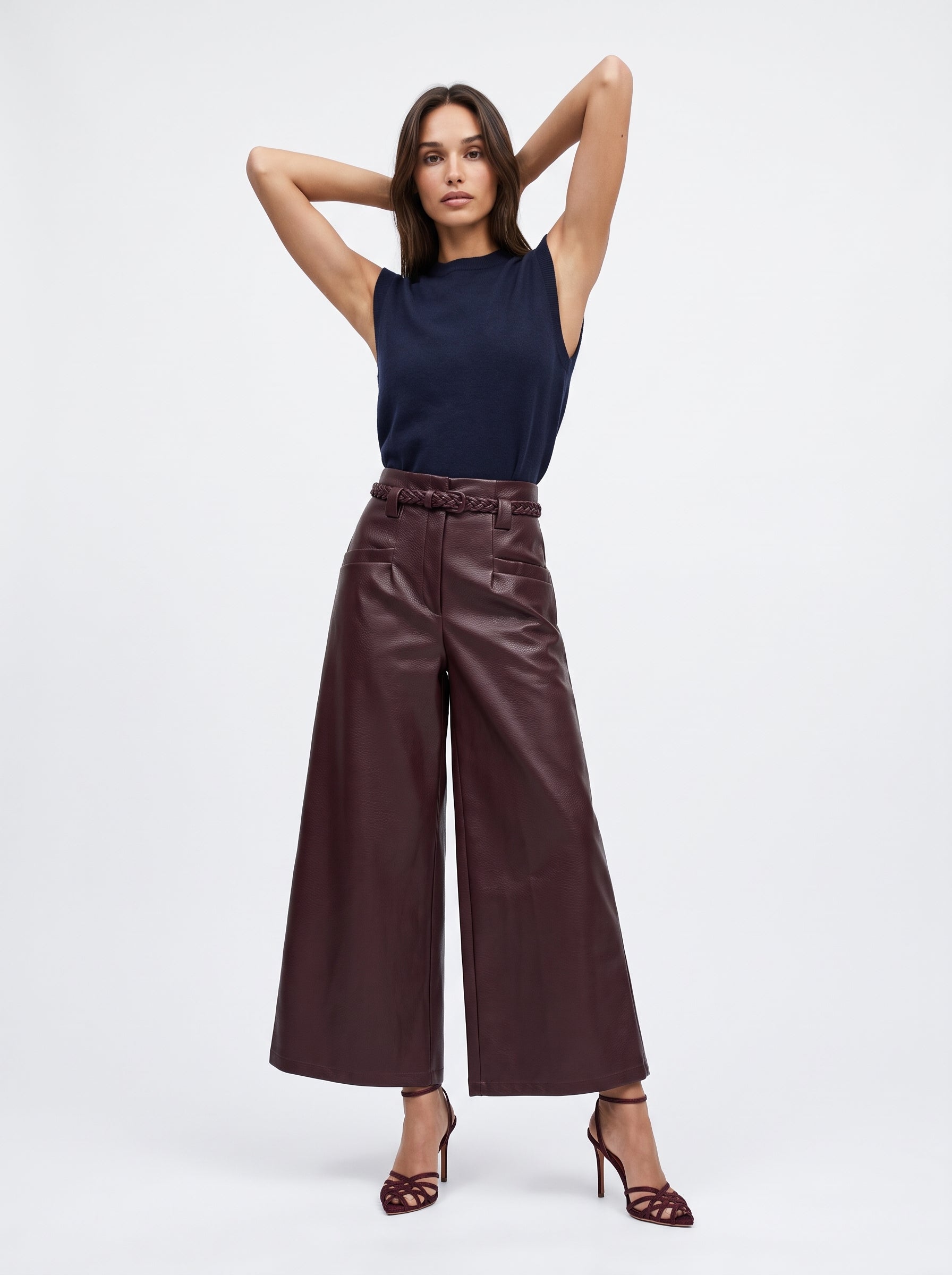 Pantalone Velmira - Borgogna Pantalone donna