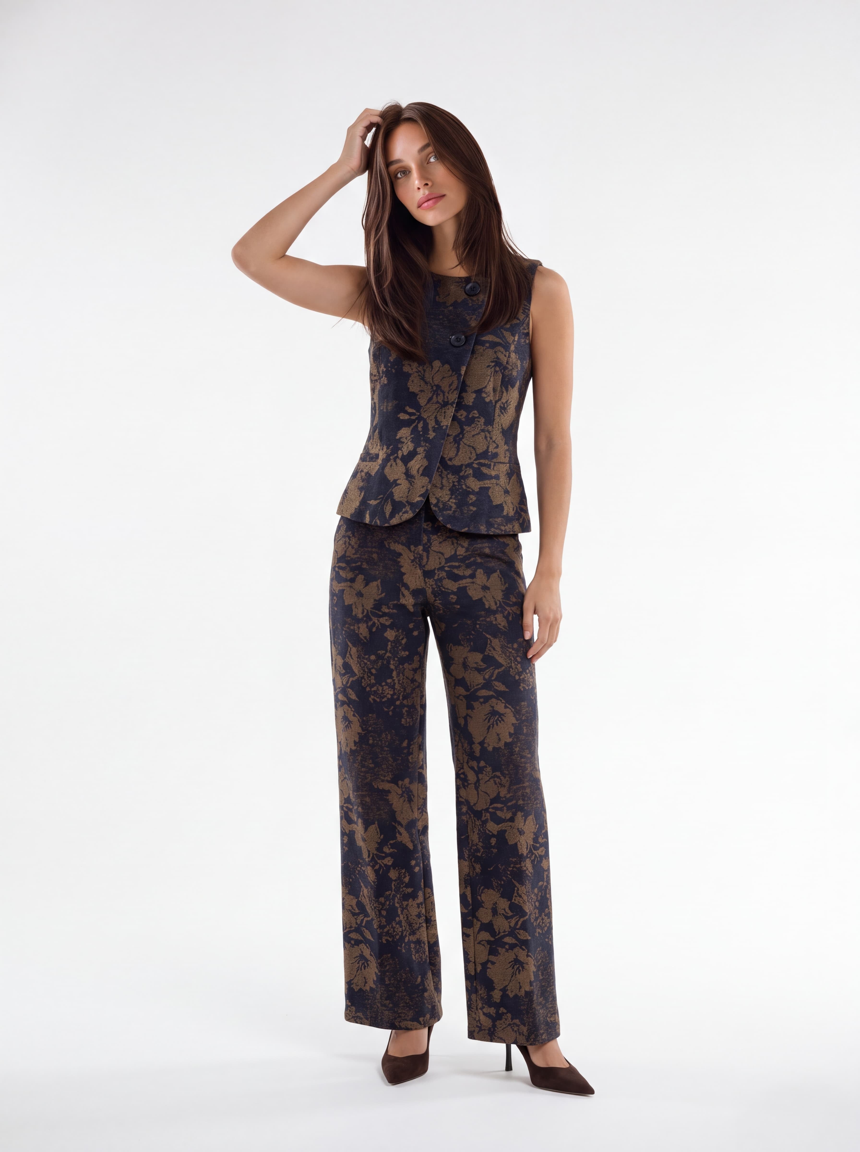 Coordinato Ariane – Blu Notte/Bronzo Coordinato donna