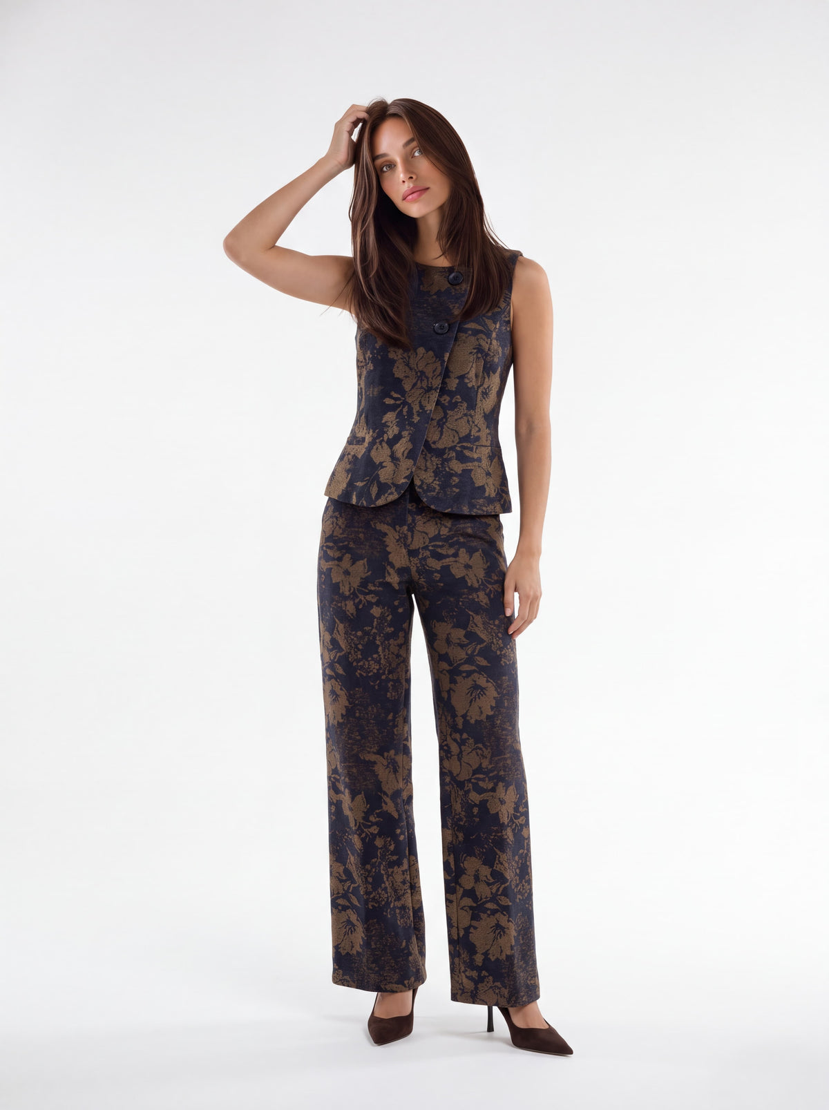 Coordinato Ariane – Blu Notte/Bronzo Coordinato donna