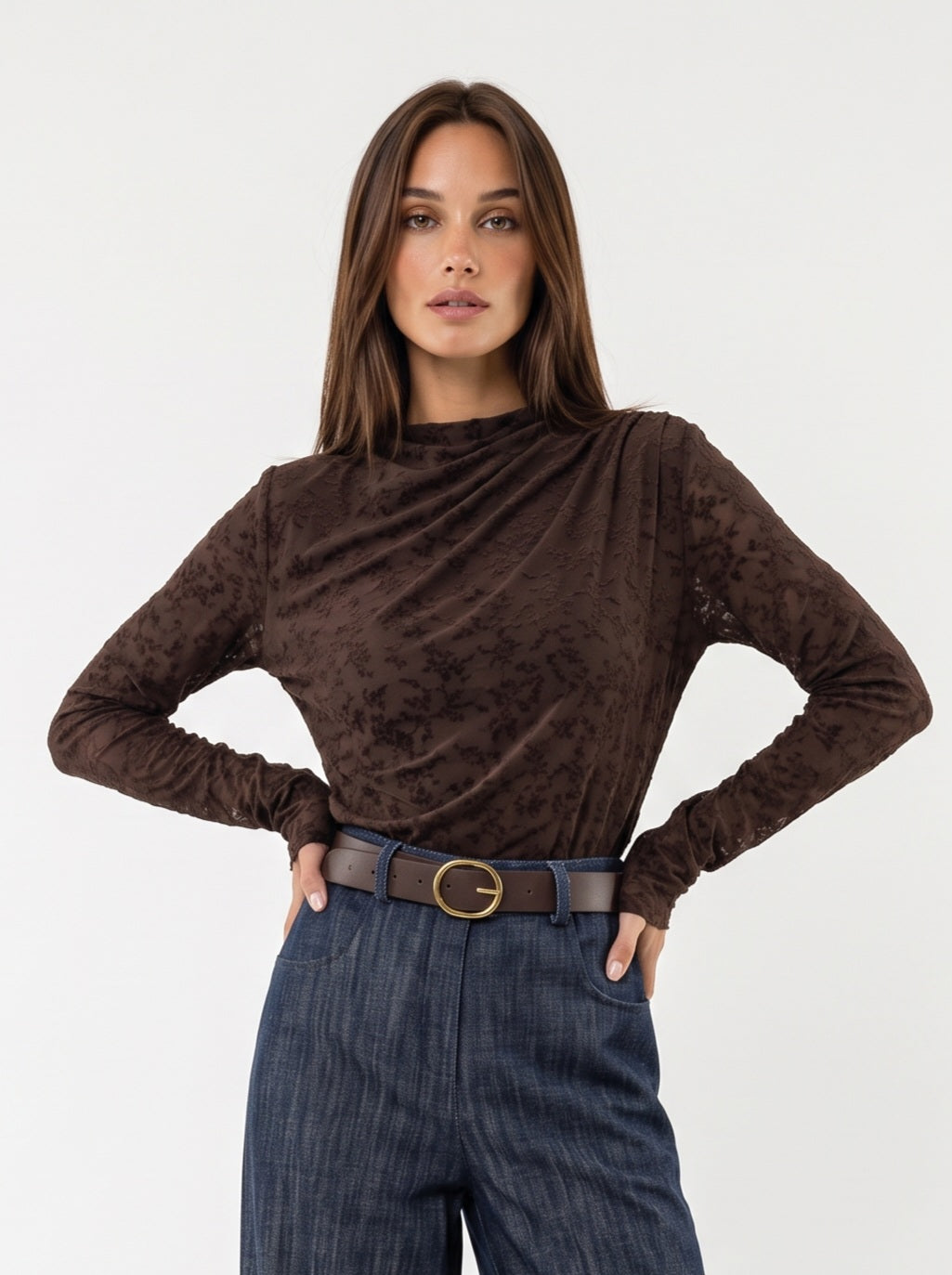 T-Shirt Mireille – Cioccolato T-Shirt donna