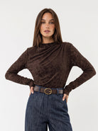 T-Shirt Mireille – Cioccolato T-Shirt donna