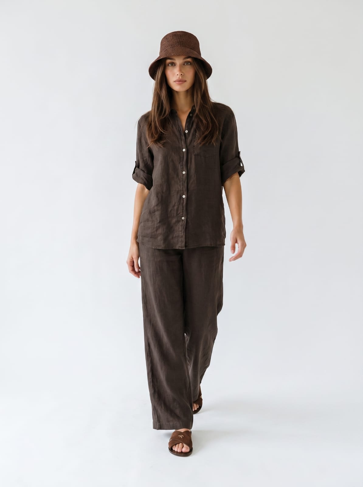 Coordinato Malaga - Marrone donna