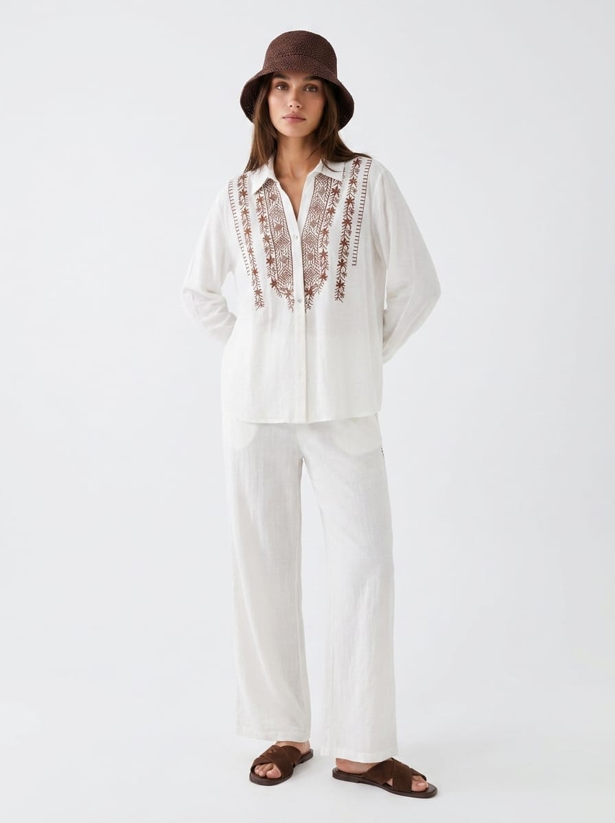 Coordinato Zaira - Bianco donna