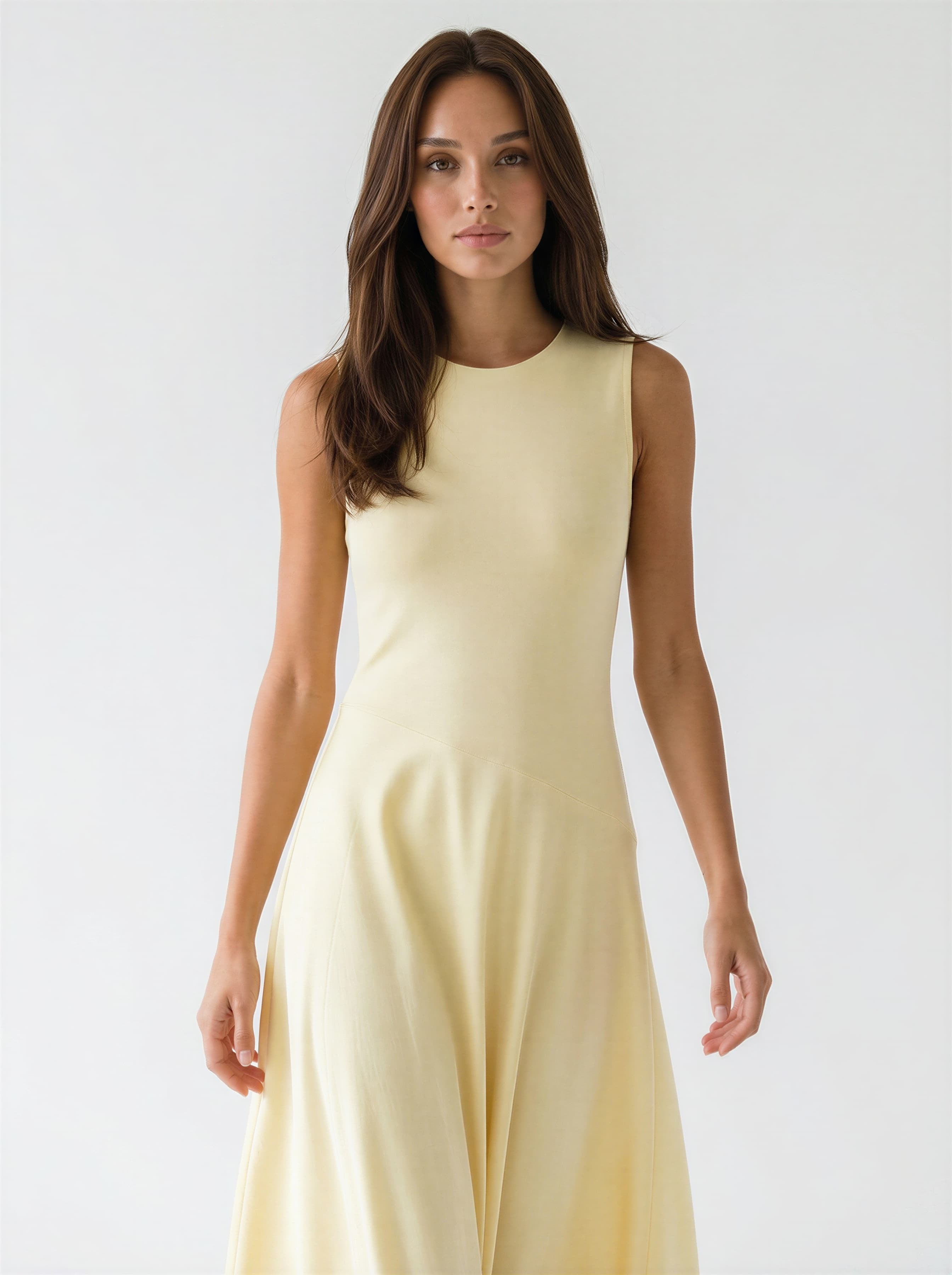 Abito Solira- Giallo burro donna