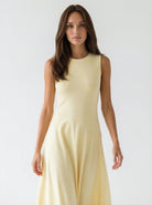 Abito Solira- Giallo burro donna