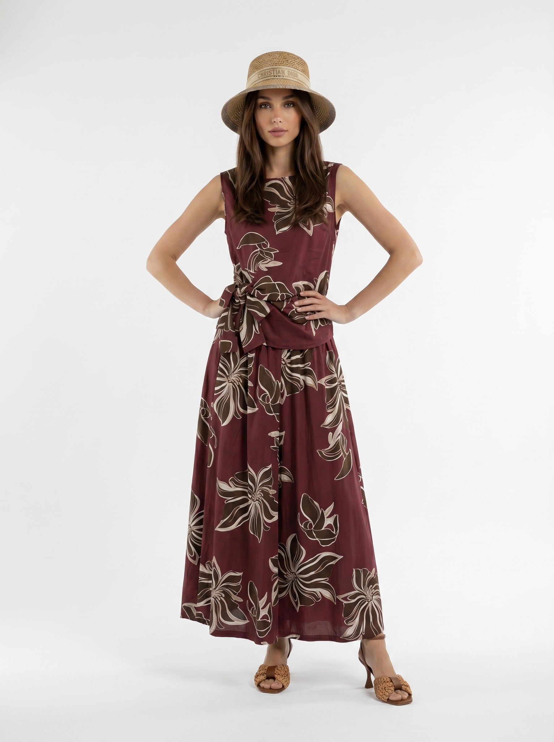 Camicia Amal - Bordeaux donna