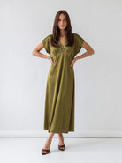 Abito Elsa - Verde olio Abito donna