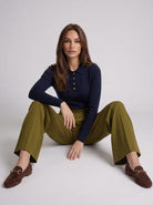 Polo Diletta - Blu Maglia donna