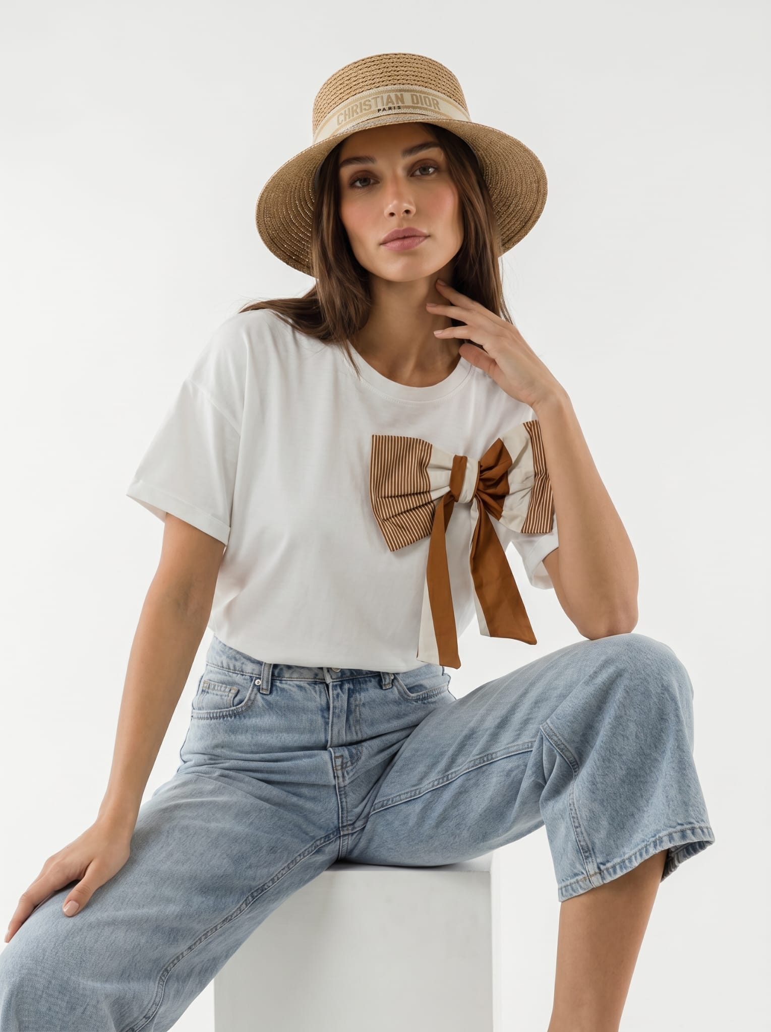 T-shirt Nami - Fiocco Ruggine donna