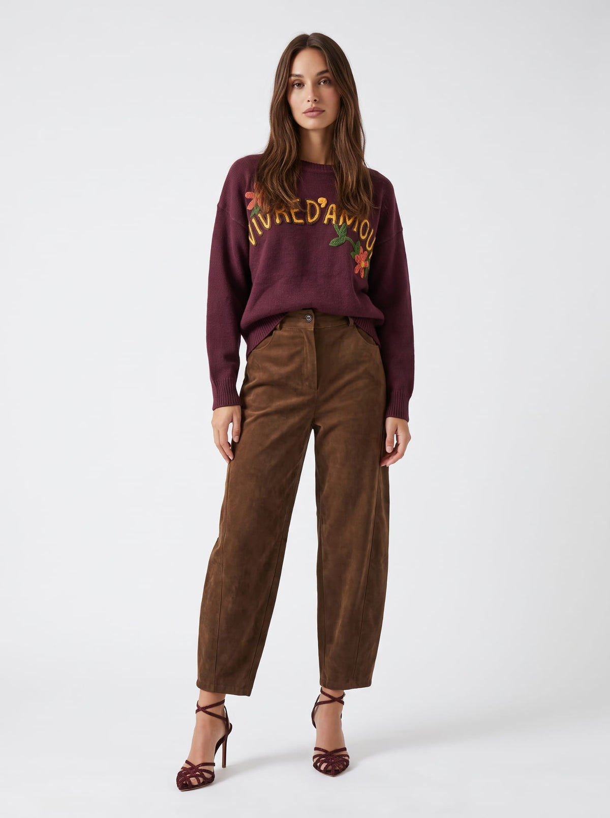 Pullover Vivre - Bordeaux Maglia donna