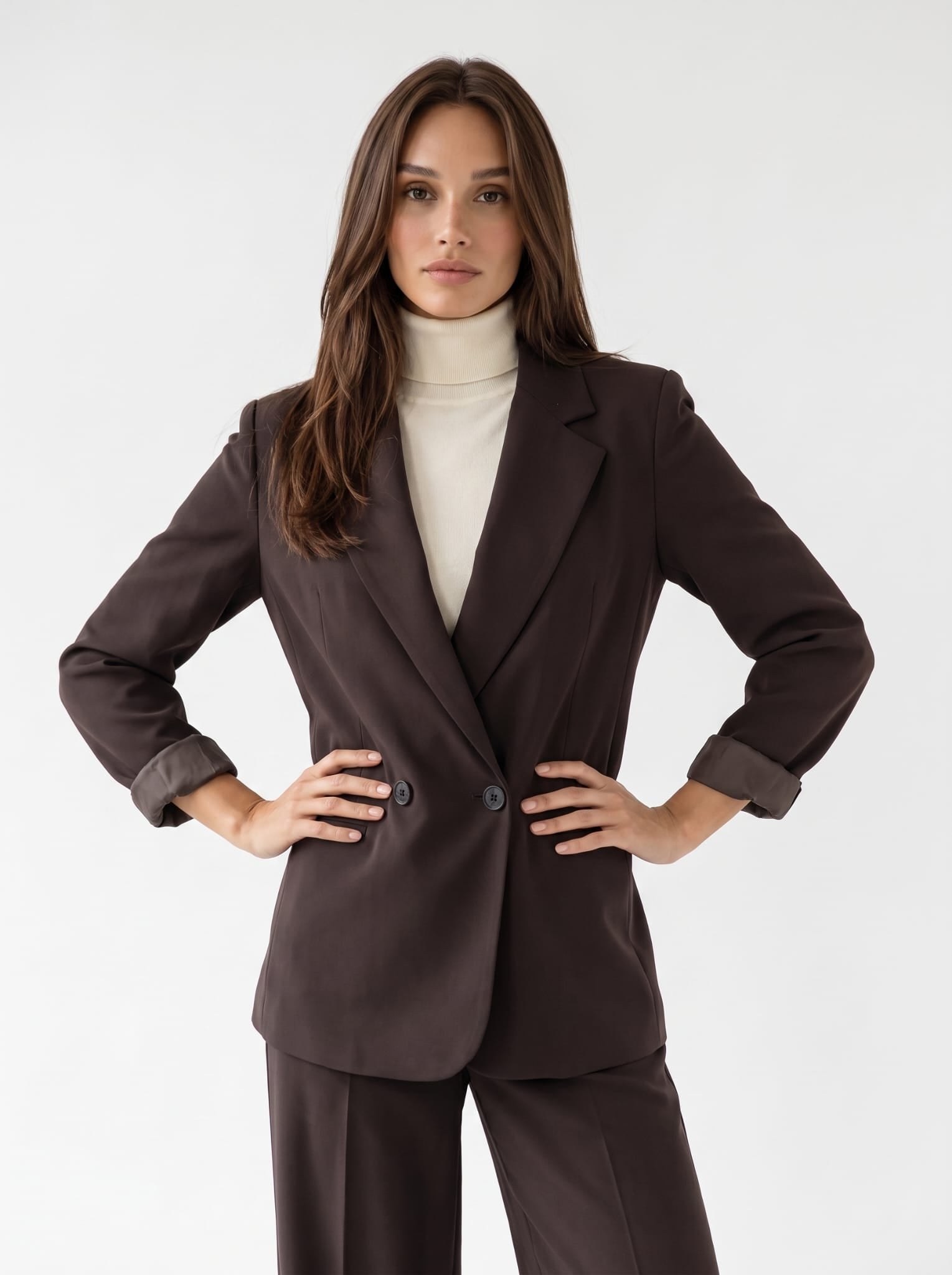 Tailleur Giselle - Marrone Tailleur donna
