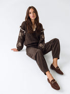 Pullover Amanda - Marrone Maglia donna