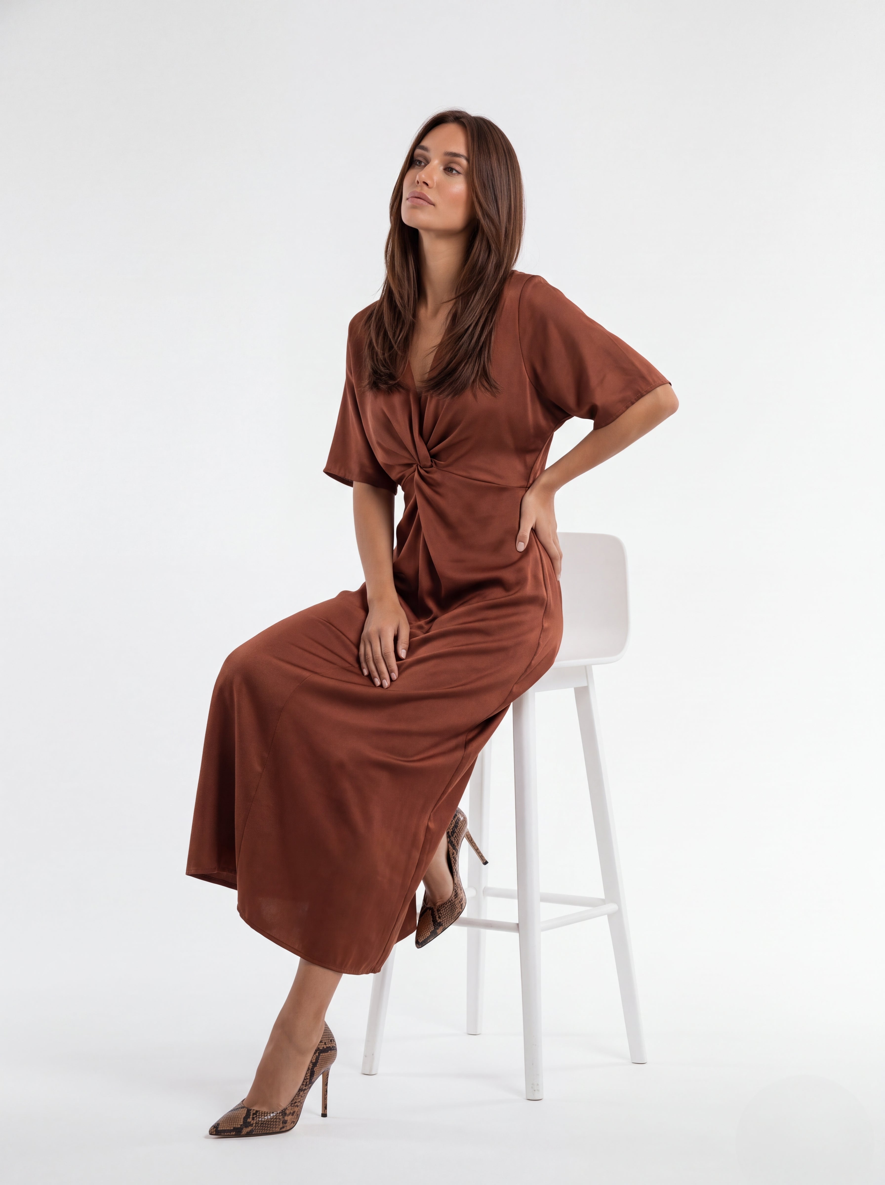 Abito Anna - Ruggine Abito donna